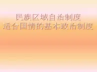 人教版 (新课标)高中政治必修2 3-8-2《民族区域自治制度：适合国情的基本政治制度》新课讲知课件