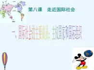 人教版 (新课标)高中政治必修2 4-9-1《国际社会的主要成员：主权国家和国际组织》基础导学课件