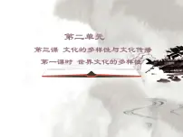 高中人教版 (新课标)世界文化的多样性教学课件ppt