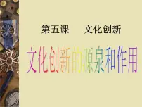 高中政治 (道德与法治)人教版 (新课标)必修3 文化生活文化创新的源泉和作用背景图ppt课件