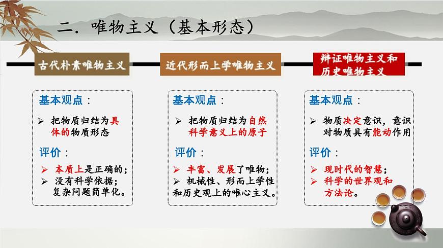 人教版 (新課標(biāo))高中政治必修4 1-2-2課件-《唯物主義和唯心主義》第6頁