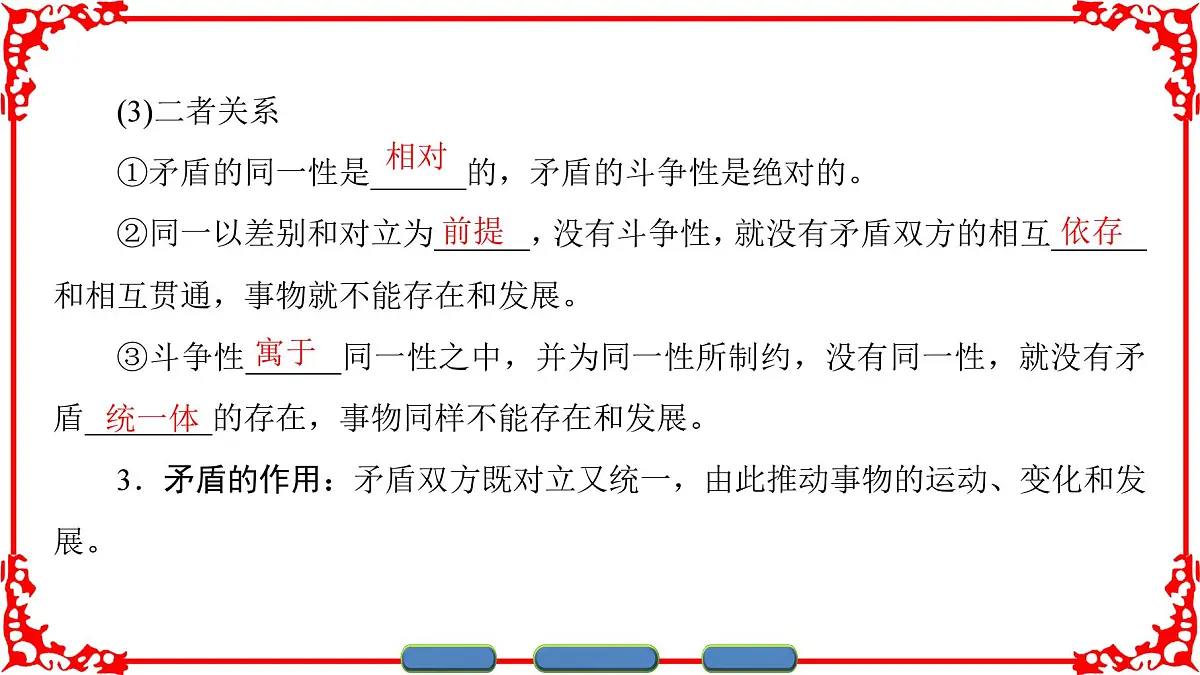 人教版 (新课标)高中政治必修4 3-9-1《矛盾是事物发展的源泉和动力》课件第5页