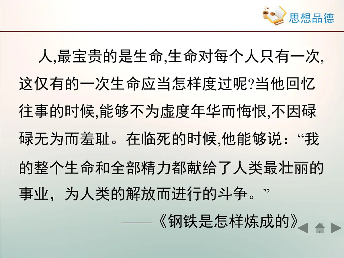 人教版 (新课标)高中政治必修4 4-12-1《价值与价值观》活动探究型课件第1页