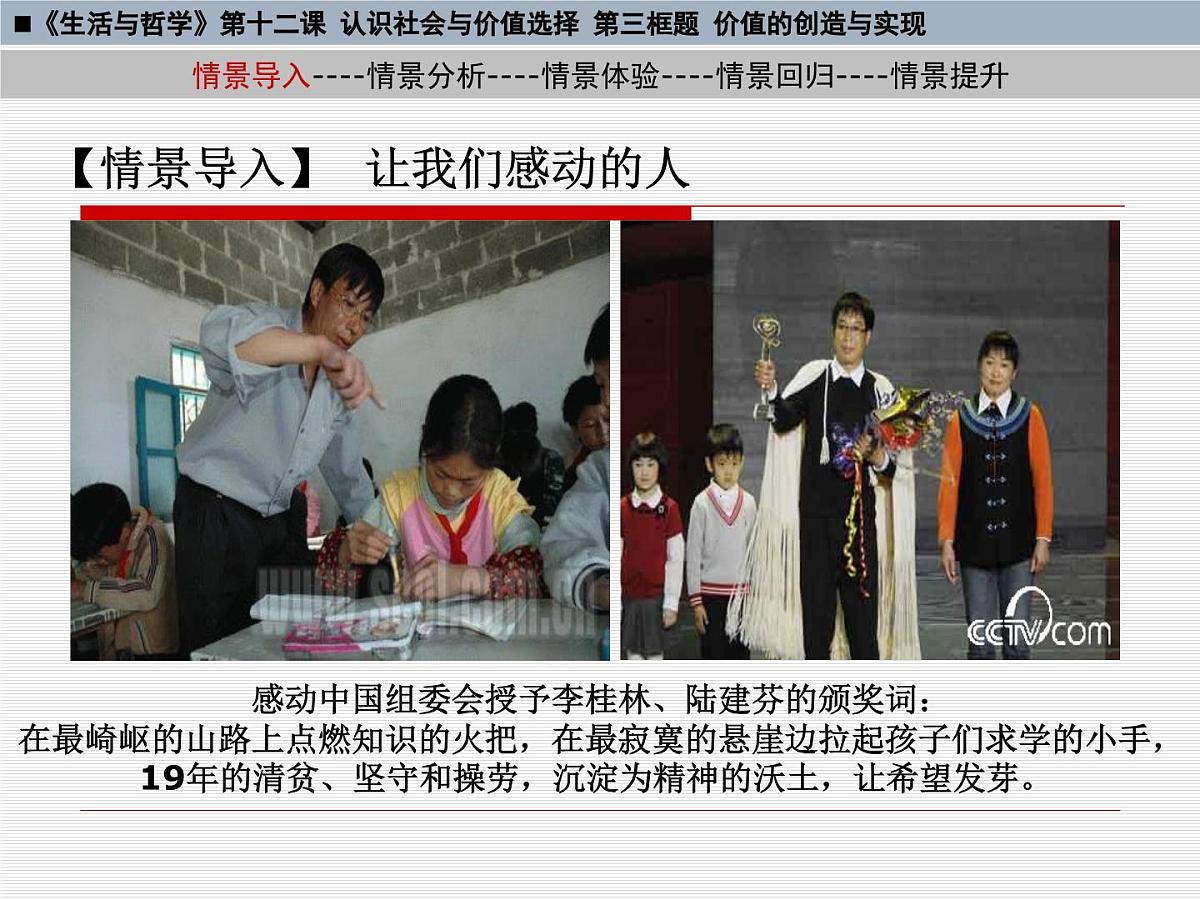人教版 (新课标)高中政治必修4 4-12-3《价值的创造与实现》基础导学课件第4页