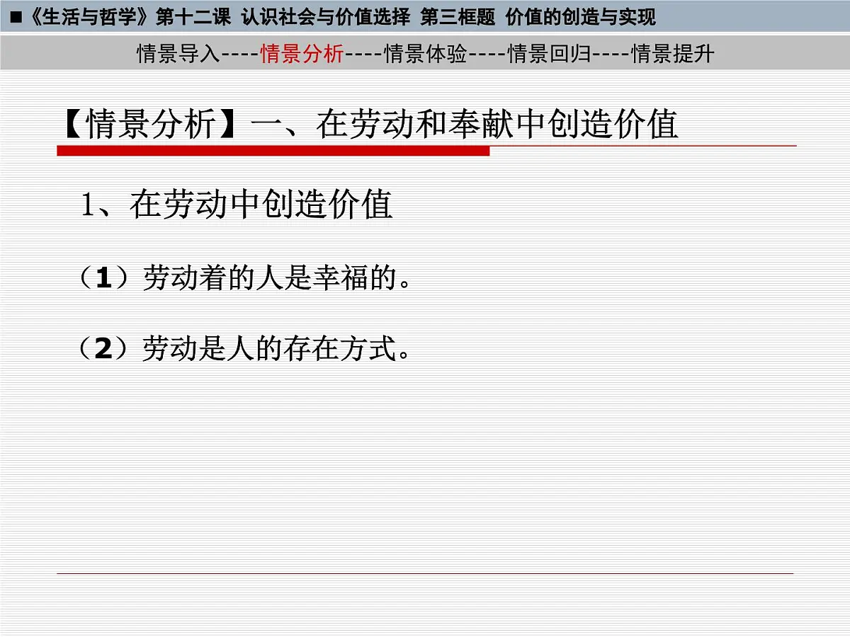 人教版 (新课标)高中政治必修4 4-12-3《价值的创造与实现》基础导学课件第7页