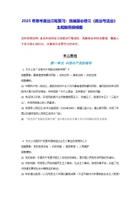 2025年高考政治三輪復(fù)習(xí)：統(tǒng)編版必修三《政治與法治》主觀題答題模板 講義