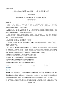 湖北省华大新高考联盟2025届高三下学期3月教学质量测评政治试题 含解析