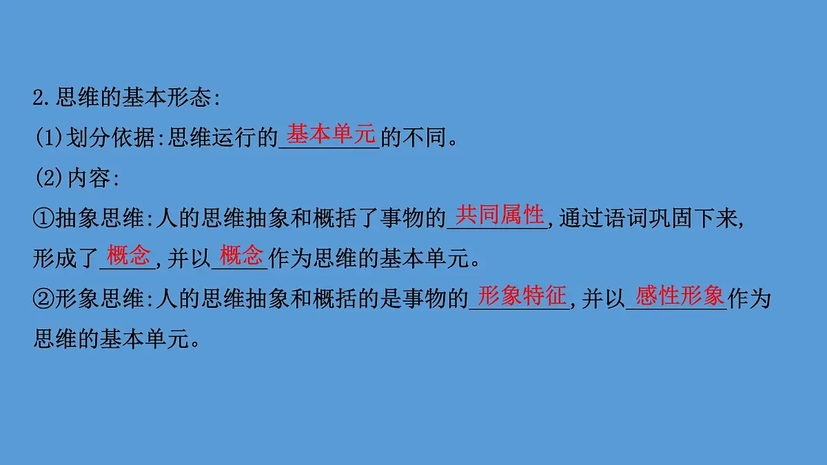 人教统编版高中政治选择性必修3 1-1《思维形态及其特征》课件第4页