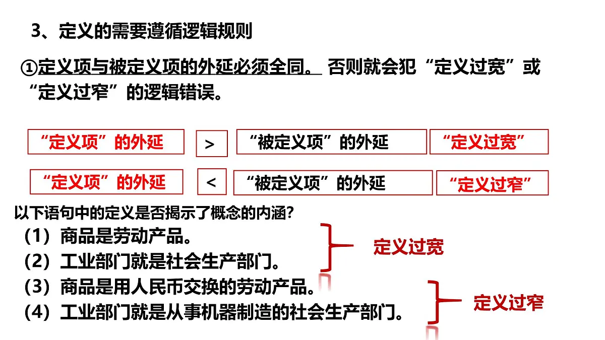 4.2 明确概念的方法(课件)-2024-2025学年高中政治《逻辑与思维》(统编版选择性必修3)第8页