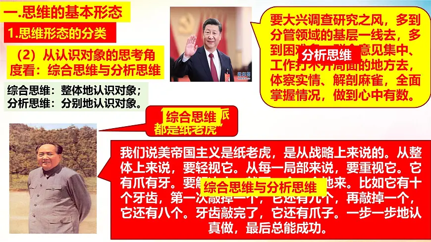 1.2 思维形态及其特征(课 件)-2024-2025学年高中政治《逻辑与思维》(统编版选择性必修3)课件PPT第6页