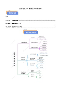 2025年高考政治抢押秘籍(浙江专用)高频考点13 遵循逻辑思维规则 练习