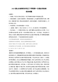 2025届山东省青岛市高三下学期第一次适应性检测政治试卷（解析版）
