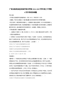 广西壮族自治区河池市部分学校2024-2025学年高三下学期4月月考政治试卷（解析版）