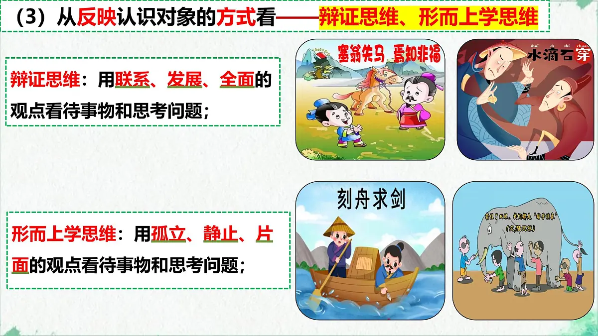 1.2 思维形态及特征(课 件)-2024-2025学年高中政治《逻辑与思维》(统编版选择性必修3)课件PPT第7页