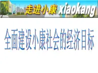 人教版 (新課標(biāo))高中政治必修1《全面建設(shè)小康社會(huì)的經(jīng)濟(jì)目標(biāo)》課件