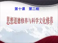 人教版 (新課標(biāo))高中政治必修3 4-10-2《思想道德修養(yǎng)與科學(xué)文化修養(yǎng)》課件