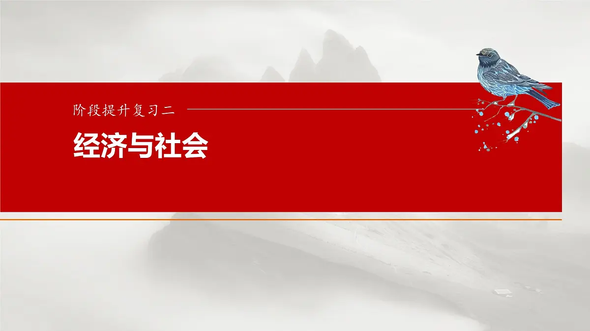 2025届高考政治一轮复习课件:必修2 阶段提升复习二 经济与社会第1页