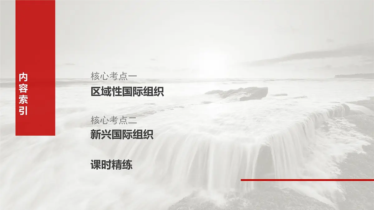 2025届高考政治一轮复习课件:选择性必修1 第二十九课 课时二 区域性国际组织和新兴国际组织第3页