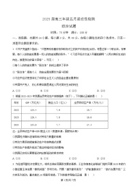 湖北省武汉市华中师范大学第一附属中学2025届高三下学期5月适应性检测政治试题(Word版附解析)