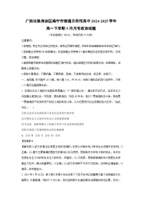 广西壮族自治区南宁市普通示范性高中2024-2025学年高一下学期5月月考政治试卷（解析版）