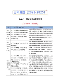 三年(2023-2025)高考政治真题分类汇编:专题07 探索世界与把握规律(全国通用)(解析版)