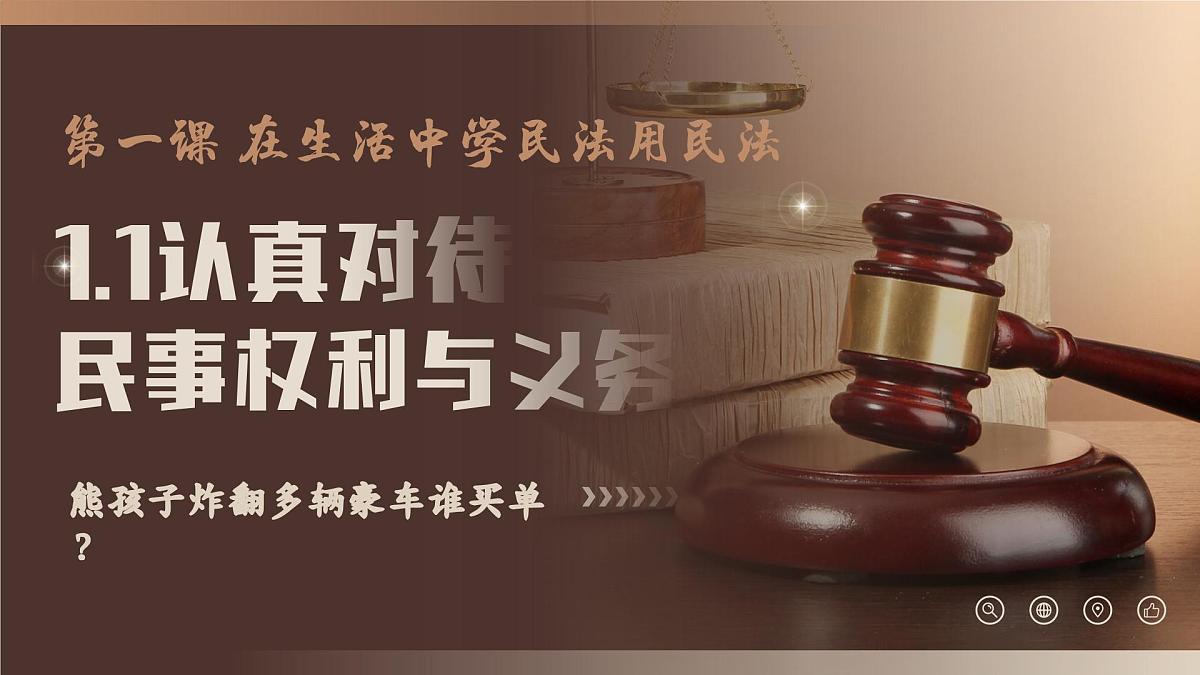 1.1认真对待民事权利与义务 课件 统编版高中政治选择性必修二《法律与生活》第2页