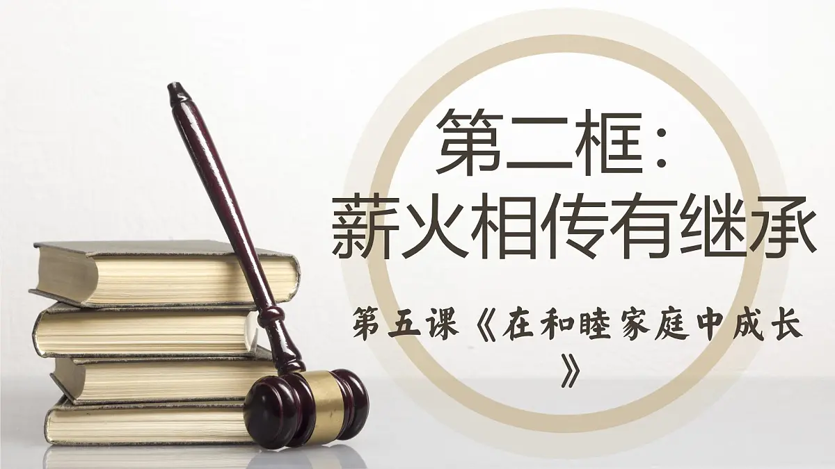 5.2薪火相传有继承 课件 统编版高中政治选择性必修二《法律与生活》第2页