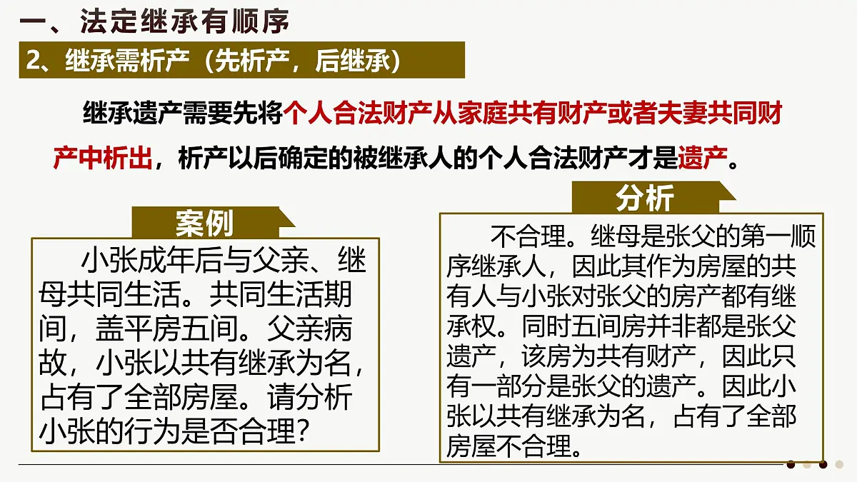 5.2薪火相传有继承 课件 统编版高中政治选择性必修二《法律与生活》第8页