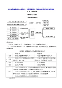 2026年高考政治一轮复习：选择性必修3《逻辑与思维》知识考点提纲 学案