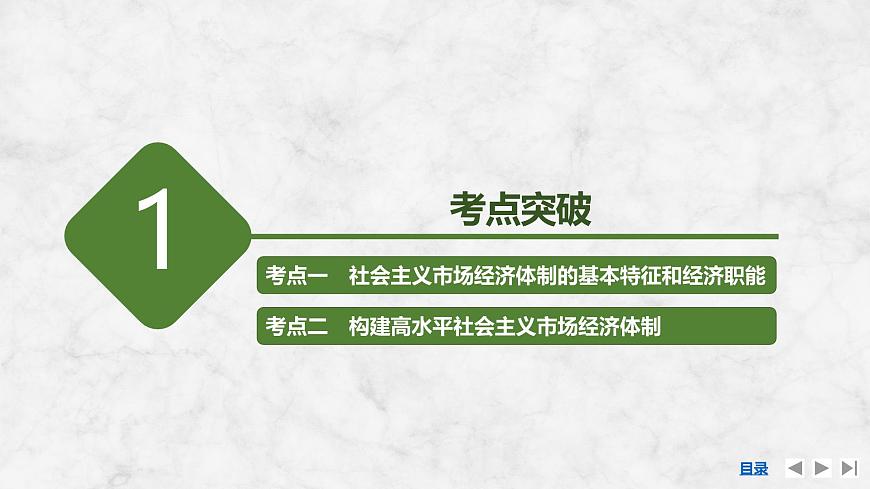 2026屆高三政治高考總復(fù)習(xí)創(chuàng)新設(shè)計(jì)課件復(fù)習(xí)講義第六課 我國的社會主義市場經(jīng)濟(jì)體制 第2課時(shí) 更好發(fā)揮政府作用第3頁