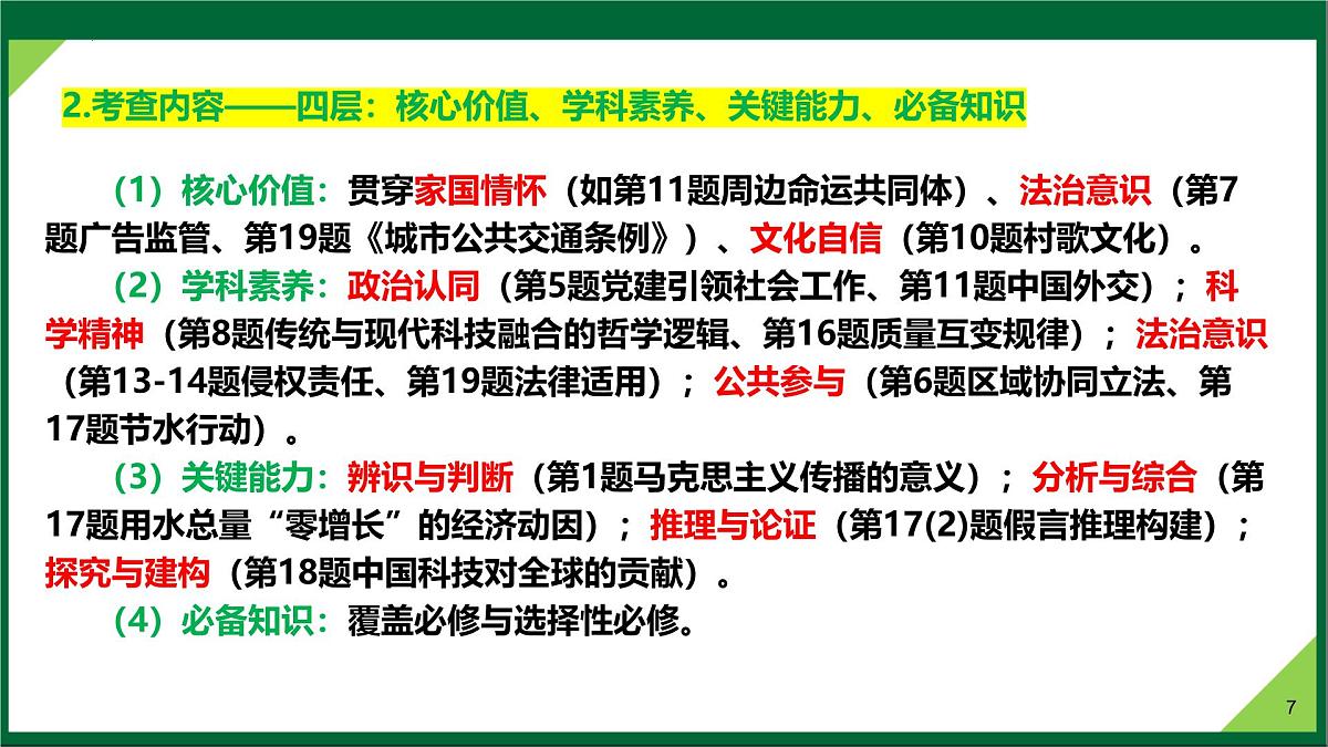 2025年高考思想政治真题完全解读(安徽卷)课件PPT第7页