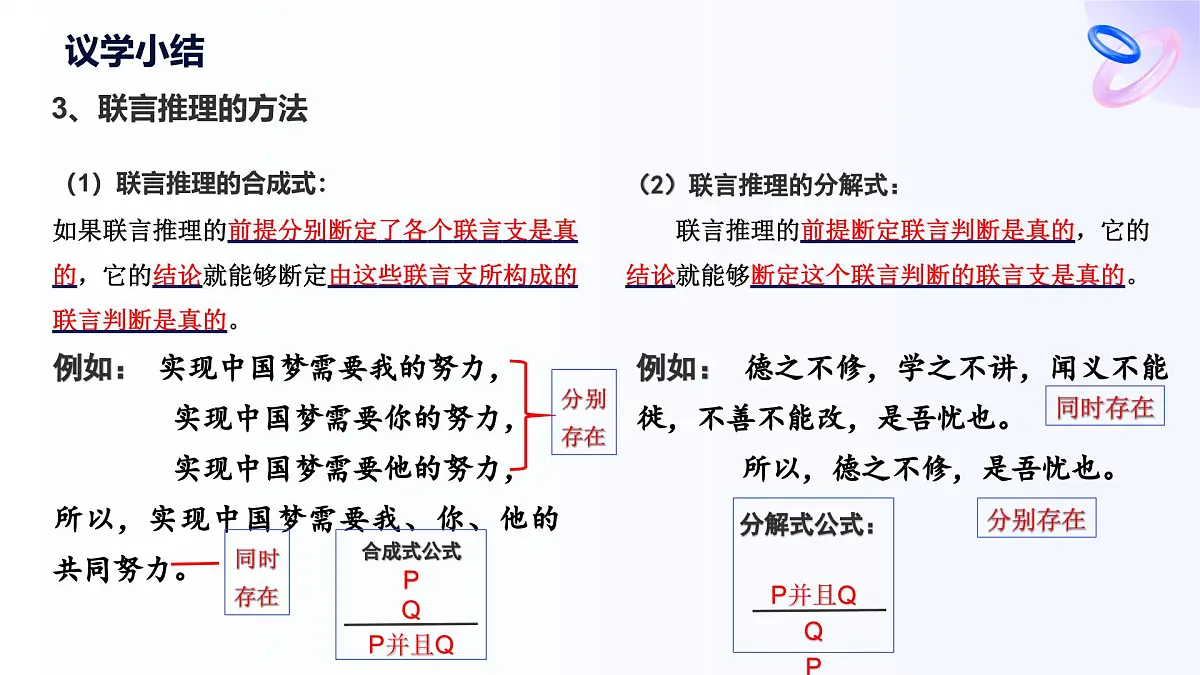 6.3复合判断的演绎推理方法第8页