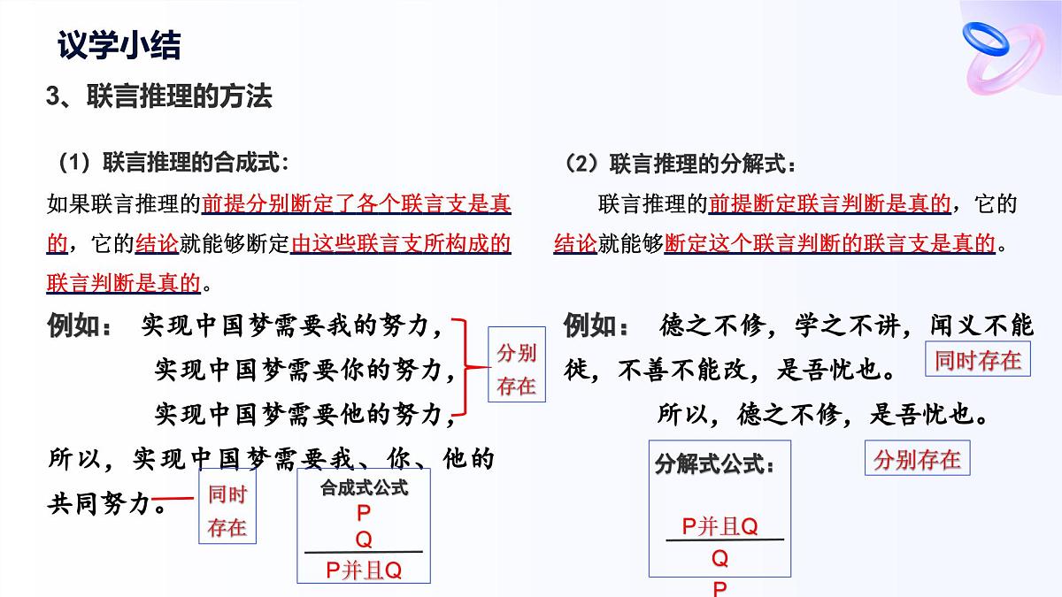 6.3复合判断的演绎推理方法第8页