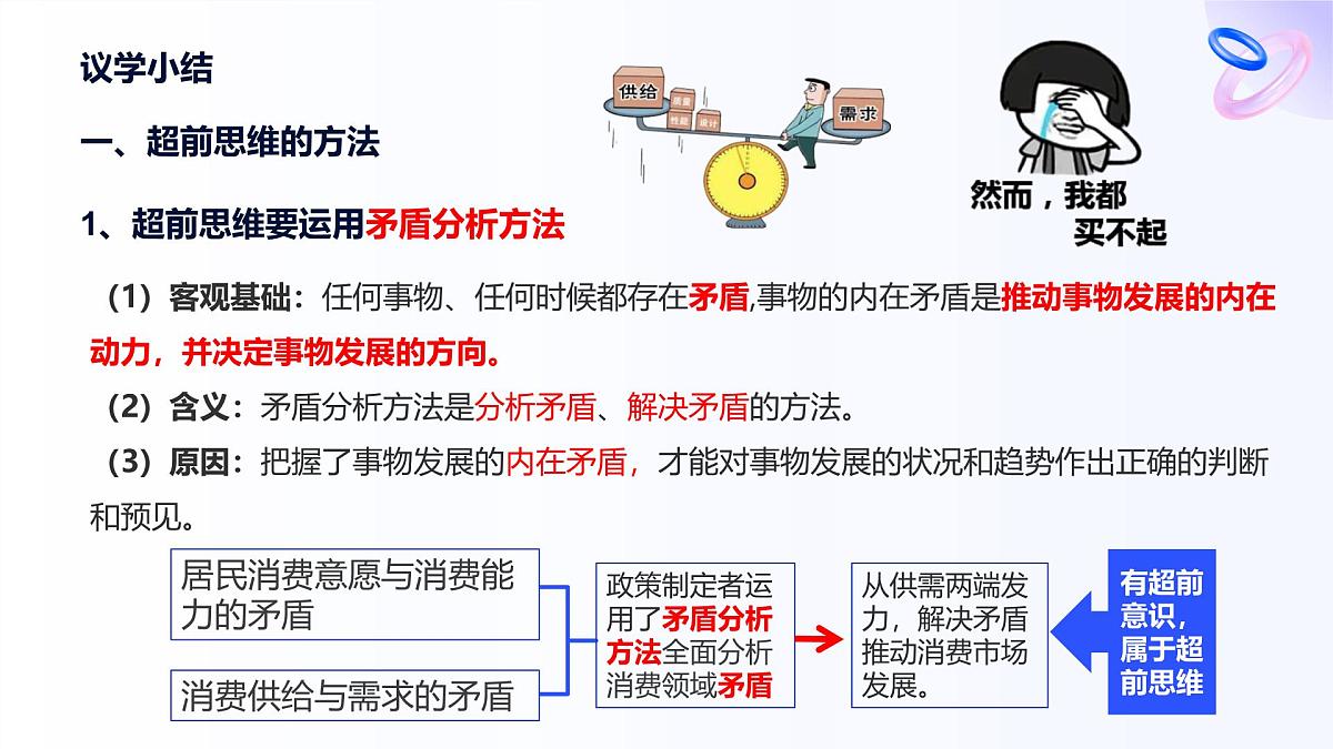 人教统编版高一政治选必三13.2超前思维的方法与意义(课件)第8页