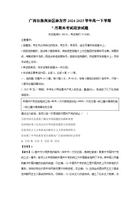 【政治】广西壮族自治区崇左市2024-2025学年高一下学期7月期末考试政治试题（解析版）