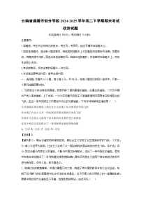 【政治】云南省曲靖市部分学校2024-2025学年高二下学期期末考试政治试题（解析版）