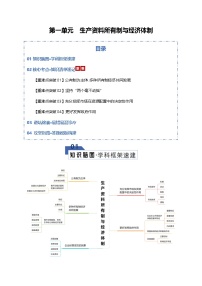 第一单元 生产资料所有制与经济体制（知识清单）（全国通用）2026年高考政治一轮复习讲练测