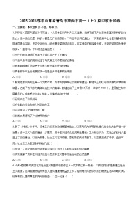 2025-2026学年山东省青岛市莱西市高一（上）期中政治试卷-自定义类型