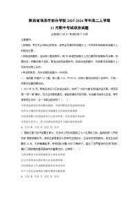 陕西省商洛市部分学校2025-2026学年高二上学期11月期中考试政治政治试卷（学生版）