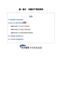 第一单元+中国共产党的领导（知识清单）（全国通用）2026年高考政治一轮复习讲练测