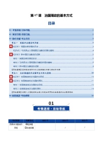 高考政治一轮-治国理政的基本方式（复习讲义）（原卷版）（全国通用）