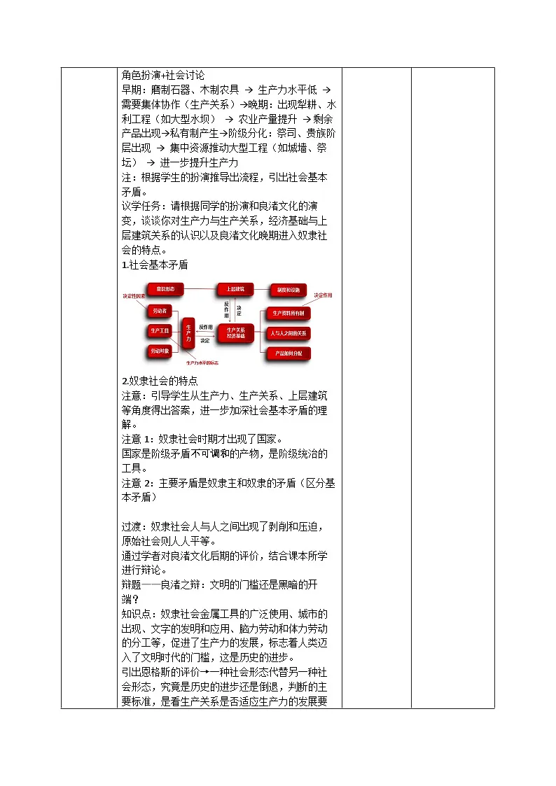 1.1《原始社会的解体和阶级社会的演进》教案 统编版高中政治必修一中国特色社会主义第3页