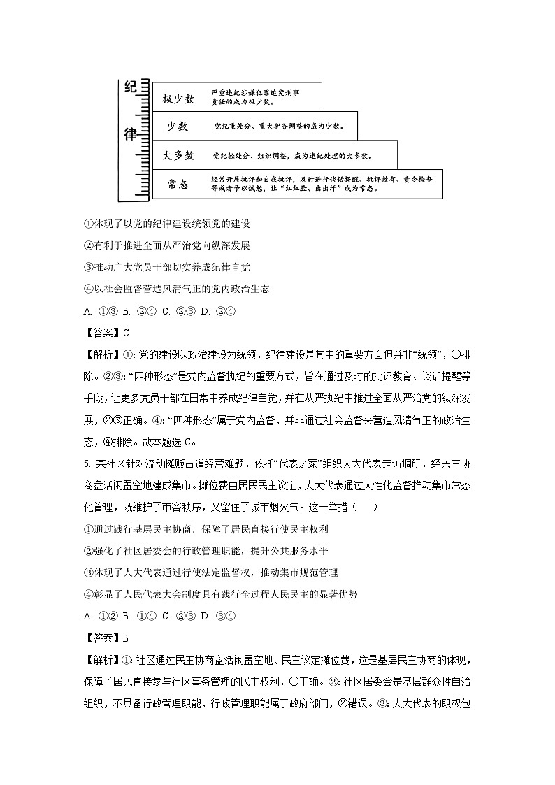 【政治】江西省赣州市2025-2026学年度第一学期期末考试高三试卷(解析版)第3页