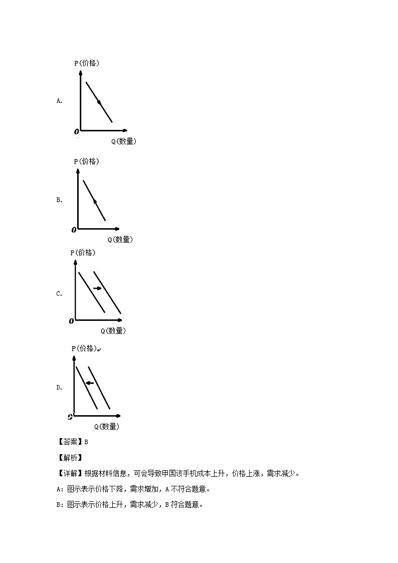 广东省佛山市一中2020届高三(10月)月考政治试题02