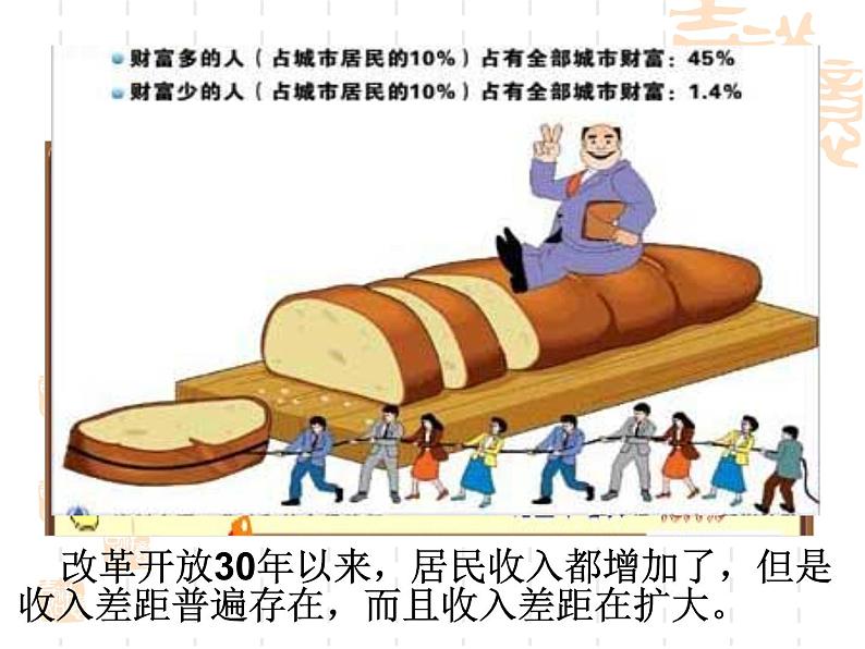 高一政治课件:7.2收入分配与社会公平(新人教版必修1)07