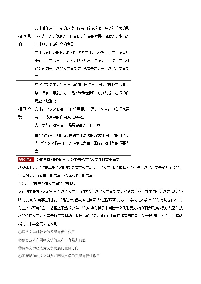 2019年高考政治二轮复习核心专题09《文化与生活》(含解析)03