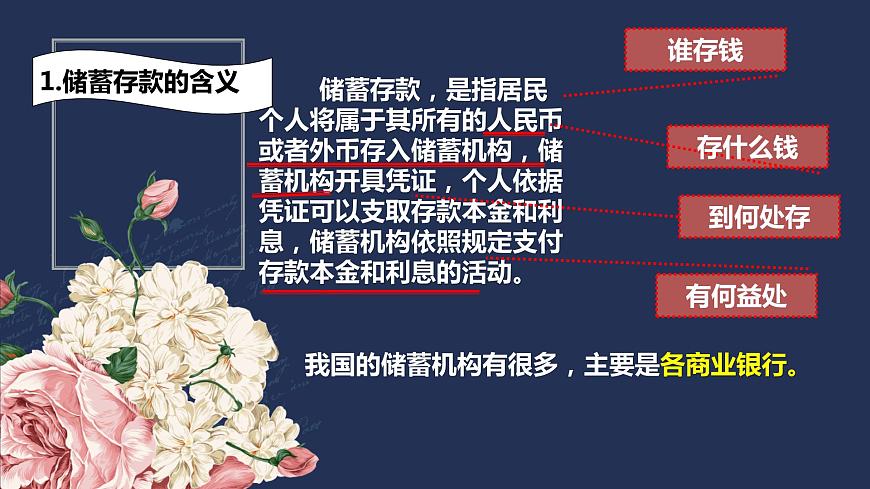 高中政治人教版必修一經(jīng)濟生活6.1 儲蓄存款和商業(yè)銀行（共25張PPT）課件第7頁