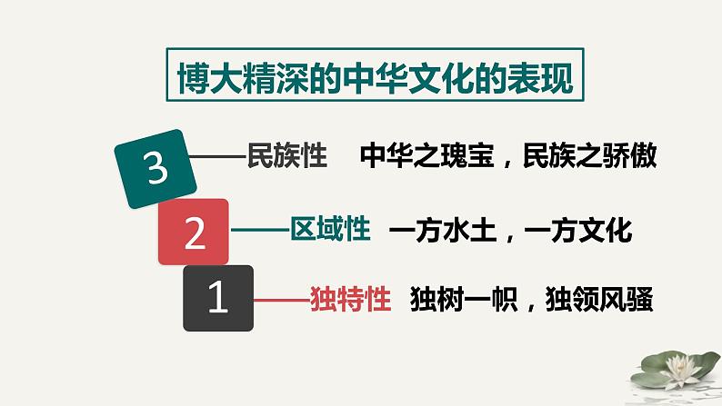 高中政治人教版必修三文化生活6.1源远流长的中华文化(共43张PPT)课件03