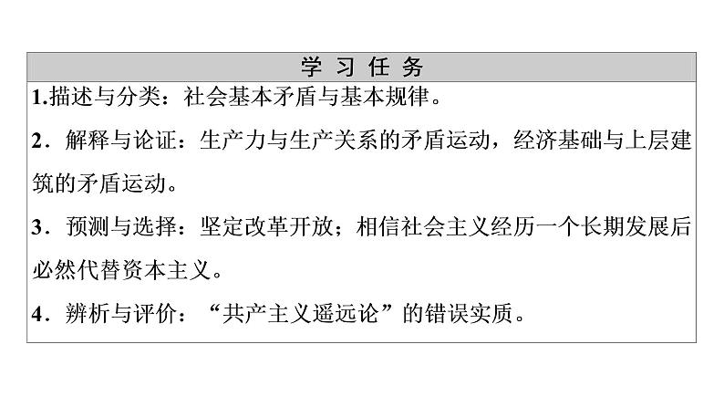 2020-2021学年新教材部编版政治必修4课件:第2单元 第5课 第2框 社会历史的发展(64页)03