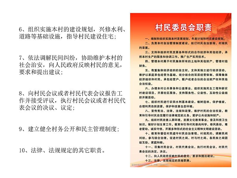 2019-2020学年高中政治部编版必修三课件:第二单元6.3基层群众自治制度(28页)08